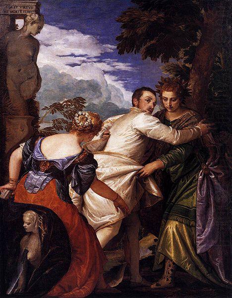 Paolo  Veronese Honor et Virtus post mortem floret oil painting picture